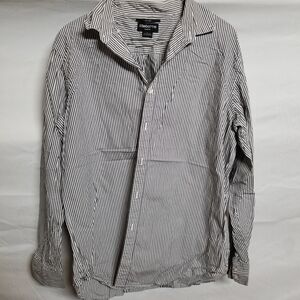 Claiborne Men's Striped Button-Down Shirt